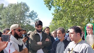 Shamsi Dismantles False Claims Shamsi And Visitor Speakers Corner [upl. by Clapp]