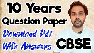 Cbse Previous Years Question Paper  How To Download Cbse 10 Years Question Papers  Class 1012 [upl. by Hernardo]