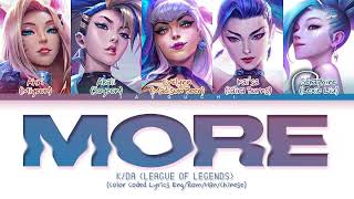 MORE  KDA Madison Beer GIDLE Lexie Liu Jaira Burns Seraphine lyrics [upl. by Hooper]