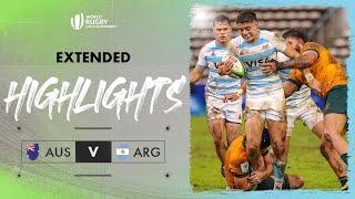 Argentina VICTORIOUS  Australia v Argentina  World Rugby U20 Championship 2024 Extended Highlights [upl. by Mori]