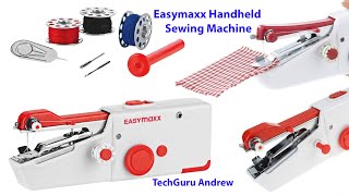 Easymaxx Handheld Sewing Machine REVIEW [upl. by Kalila]