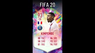 KIMPEMBE Best And Worst Card Every FIFA 🇫🇷 FIFA 16  FIFA 22 [upl. by Cleti334]