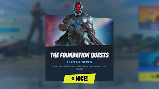 All The Foundation Quests Guide How to Unlock All Foundation Rewards  Fortnite [upl. by Sitnalta]