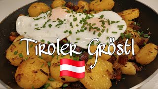 Tiroler Gröstl I Austrian Local Dish  The Wanderlust Family [upl. by Gonyea]