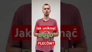 Jak zapobiegać bólowi pleców Praktyczne porady od👨🏻‍⚕️ ortopedy 🩻 zdrowie [upl. by Teage62]