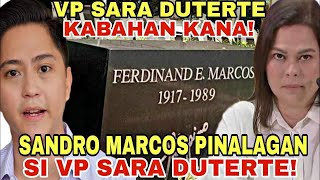 SANDRO MARCOS MATAGAL NG NAG TITIMPI KAY VP SARA DUTERTE [upl. by Ellenaej]