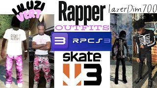 Skate 3 RPCS3 Modded Outfits SKATERP FILE IMPORTS [upl. by Ithaman537]