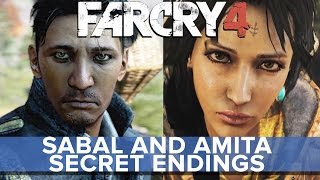 Far Cry 4  Sabal and Amita SECRET Endings  Eurogamer [upl. by Burrus377]