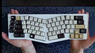 Sneakbox AVA Typing Test  Lavenders  GMK Cafe [upl. by Rellek]