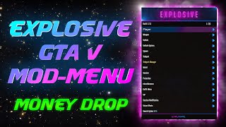 GTAV Explosive Mod Menu  MONEY DROP  Undetected  Download Tutorial Paid Menu 2022 Online [upl. by Hoashis]