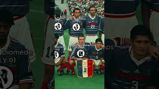 Squad of the France World Cup 1998 short worldcup1998 france [upl. by Veradis]