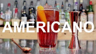 NEGRONI WEEK Americano Cocktail Recipe [upl. by Sanderson673]