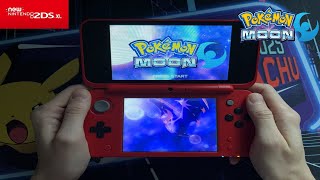 Pokémon Moon  Nintendo 2DS XL Gameplay  Pokéball Edition [upl. by Mia]