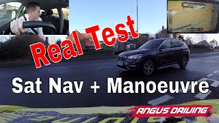 Full Real New Driving Test With Sat Nav And New Manoeuvres Fully Explained In Edinburgh 2017 [upl. by Gniw]