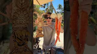 Panuchos de Langosta y KingCrab 🦞🦀 quechille Xcaretpark Hotelxcaretarte [upl. by Oluap]