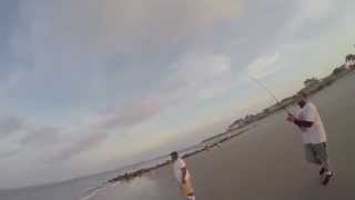 Surf Fishing Edisto Beach 7192015 [upl. by Kalina]