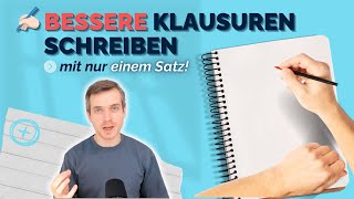 Bessere Klausuren schreiben – mit nur einem Satz [upl. by Georgette]