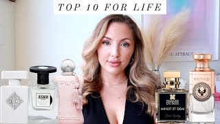 TOP 10 FRAGRANCES FOR LIFE My current favorite perfumes in my collection [upl. by Tsenrae]