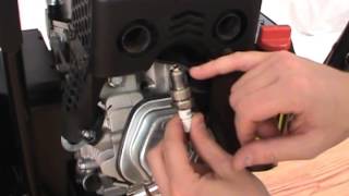 Changing the Spark Plug  McCulloch TwoStage Snow Blower [upl. by Schumer]