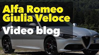 Alfa Romeo Giulia Veloce review and videoblog [upl. by Cho302]