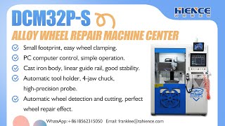 DCM32PS Diamond cutting alloy wheel repair machine rim repair equipment [upl. by Lorrimer]