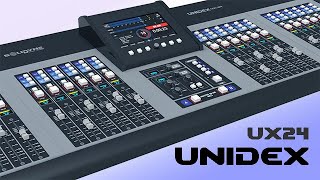 Solidyne UNIDEX UX24  Standalone amp Networkable AoIP broadcast console [upl. by Ynafets]