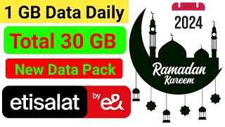 30GB Data  How to activate Etisalat Ramadan offer  Etisalat Offer Ramadan  UAE Ramadan offer 2024 [upl. by Mccartan]