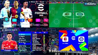 eFootball PES 2025 PPSSPP Download English Version Full Update Transfers amp Kits 2425 [upl. by Efram]