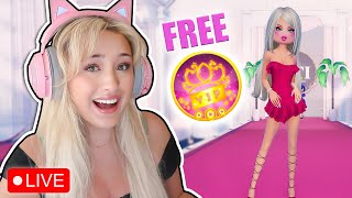 GIFTING VIP In Roblox Dress To Impress 🔴 LIVE [upl. by Ahsekel]