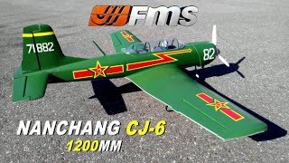 FMS NANCHANG CJ6 1200mm UNBOXING By RCINFORMER [upl. by Ahseei]