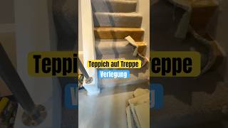 Treppe Teppich verlegen bodenleger vinylefloor home carpet flooring bremen hamburg [upl. by Bate122]