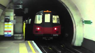 Northern Line 1995TS 51572 Departing Kennington [upl. by Anemolihp]