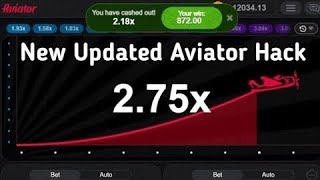 Aviator Game Hack  Aviator Is Predictable If You Use This Method Make 10k Daily [upl. by Eimrots]