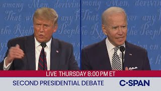 Second 2020 Presidential Debate between Donald Trump and Joe Biden [upl. by Xavler258]