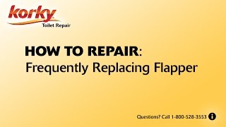 Frequently Replacing your Toilet Flapper [upl. by Aiset]