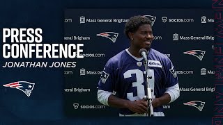 Jonathan Jones Talks Injury Rehab and Return to Practice  Patriots Press Conference [upl. by Chen70]