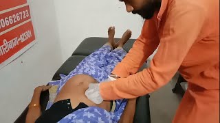 75 years old lady Chiropractic Treatment for Gass problem 💯 cure drsatyprakashyogachary [upl. by Ahsiemal]