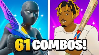 61 Best TRYHARD Fortnite Skin Combos [upl. by Bonine392]