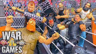 The Shield vs Wyatt Family WarGames Action Figure Match Winners Take All [upl. by Nnaecyoj513]