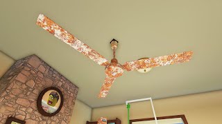 Ceiling Fans Broken Suburban Rusty Fan Invention  Roblox [upl. by Thomey]