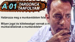 Targonca A01 tétel Munkagép Tanfolyam 2023 OKJ utáni tételsor [upl. by Moitoso]