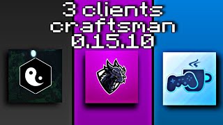 3 CLIENTS para craftsman 01510 texture pack PVP [upl. by Renny]