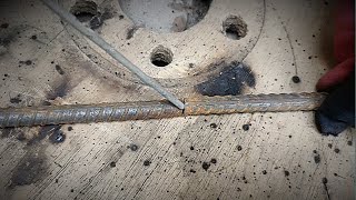 one power welding technique for metal rods [upl. by Athalia]