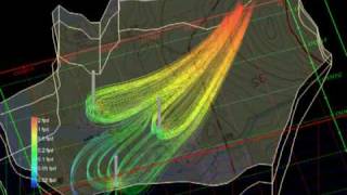 Groundwater Modeling Animation in EVS [upl. by Odareg371]