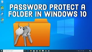 How To Password Protect a Folder on Windows 10  No Additional Software Required [upl. by Anawot]