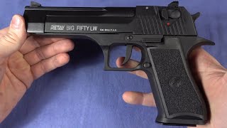 Umarex Retay Big Fifty LW 9mmPA Schreckschuss Review [upl. by Hgielrak906]