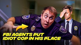 FBI Agents put IDIOT Cop in His Place [upl. by Akemaj]