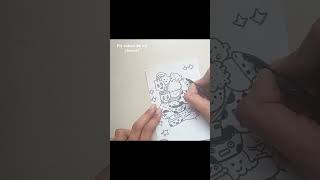 easy doodling drawing for beginners😍art devanshi drawing shortvideo trending [upl. by Nobell94]