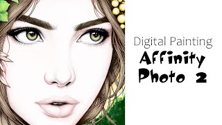 Coloring with Affinity Photo 2  Digital Painting [upl. by Arrek]