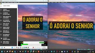 LOUVOR JA  LINUX COM DUAS TELAS [upl. by Tavie897]